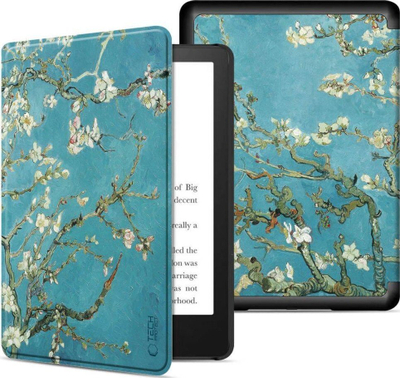 Навлака Tech-Protect Smartcase за Kindle Paperwhite 6 Colorsoft Signature, smart wake, црна