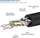 Kabllo rrjeti Montis MT041-20, S/FTP Cat7, 20m, e zezë