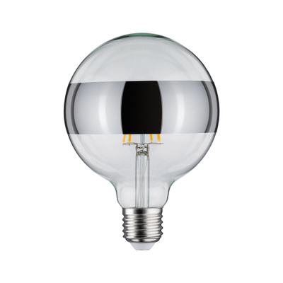 Llampë LED Paulmann G125 Mirror Ring, 6W, 520lm 2700K, E27, argjendi, e zbehsme