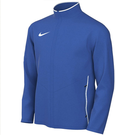 Детска спортска јакна Nike Dri-FIT Park 26, полиестер, со патент, кралско сина