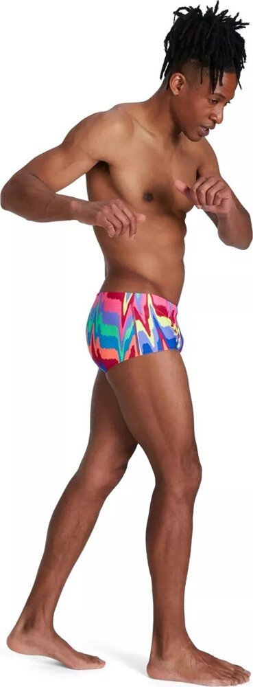 Rroba banje për çuna Speedo Rainbow Wave, 17cm, Endurance+, shumëngjyrëshe kuqe rozë