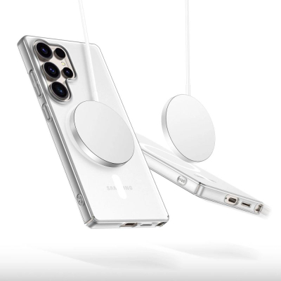 Mbrojtëse telefoni Tech-Protect Magslim, MagSafe, për Galaxy S25 Ultra, transparente matte