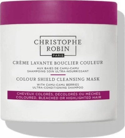 Maskë flokësh Christophe Robin Colour Shield Cleansing Mask, për flokë të lyer, 250 ml