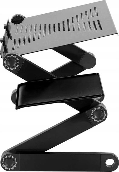 Mbajtëse laptopi Strado F2 17, alumini, me ventilator, gri