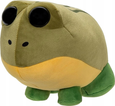 Lodër pelushi Adopt Me Bullfrog Series 3, për me mbledh, me kod virtual, jeshile