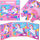 Libër puzzle magnetik ZA4269 Unicorn, 40 copa, shumëngjyrësh