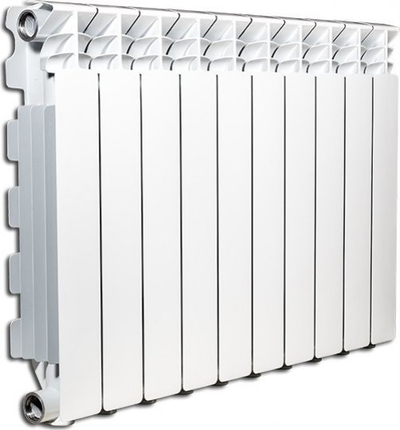 Radiator alumini Fondital Exclusivo 350/100, me elemente, ngrohje e mirë dhe e kursyer
