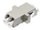 Adapter fibër optike LC UPC, duplex, multimode, gri