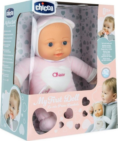 Kukull Chicco Chicca Doll, pelush i butë, për fëmijë, shumëngjyrëshe