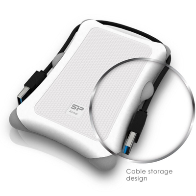 Hard disk i jashtëm Silicon Power Armor A30, 1TB, 2.5", USB 3.0, i bardhë