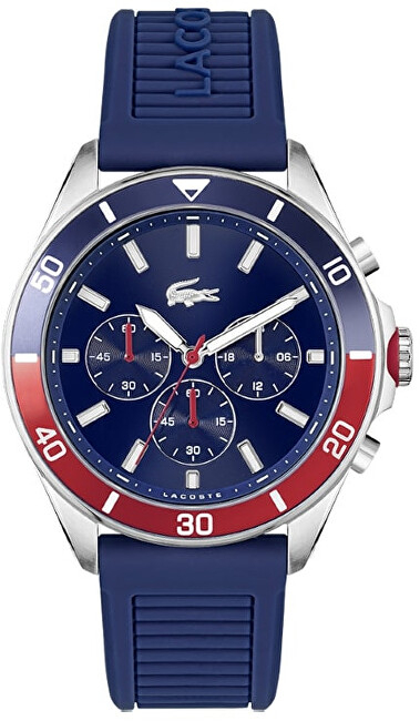 Orë për meshkuj Lacoste Tiebrake Chrono hLA1007, kaltër e errët