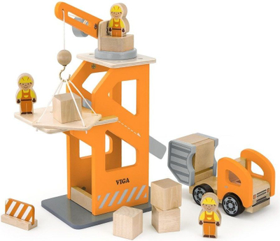 Set vinç lodër Viga, 26,5cm, i portokalltë