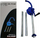 Pompe me dorë për karburant Silver Rotary Oil Pump 10581, për fuçi standarde, me zorrë 90 cm, blu
