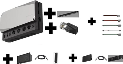 Set energjie Ecoflow Independence Kit, inverter tensioni, portativ