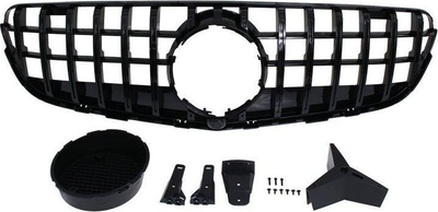 Grillë radiator Mercedesi W253 GT-R Look, gloss, 2016-2019, e zezë
