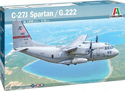 Model avion Italeri 1450 Alenia C-27J G.222 Spartan, plastik, shkall 1/72