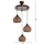 Llambë tavani metal+litar Ø32×80 cm (HM7359.01)