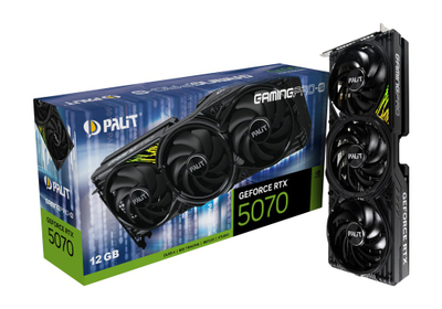 Kартичка за графика Palit GeForce RTX 5070 Ti GamingPro S, 16GB GDDR7, PCI Express, црна