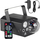 Set efektesh LIGHT4ME GIG SET 2, 2 makina tymi 400W LED, makinë flluskash e rikarikueshme, efekt drite 4in1 RGBW RGB lazer