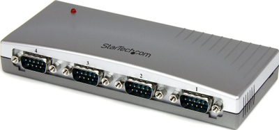 Adapter USB në RS232 StarTech 4 porta, DB9, hub serial