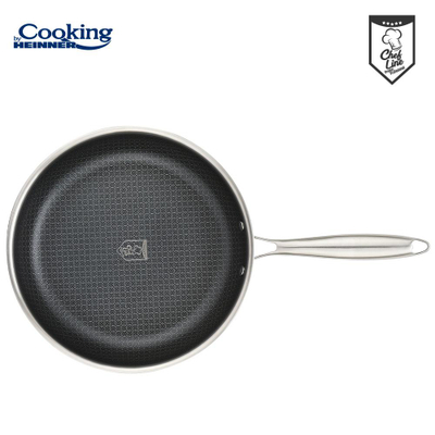 Tigan Heinner Titanium Cooking, 28 cm, çelik inox, argjendtë