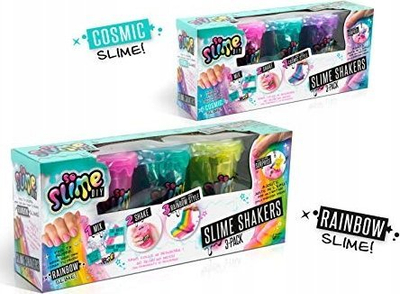Set lodrash slime So Slime SSC 003 Shakers, 3 copë, DIY, shumëngjyrësh