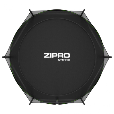 Trampolinë me rrjetë të jashtme Zipro Jump Pro, 183 cm, e zezë