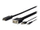 Kabllo adapter Vivolink PROVGAHDMI3, VGA në HDMI, audio 3.5mm, 3 metra, i zi