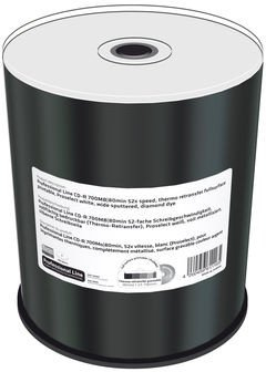 CD-R MediaRange Professional Line 700MB, 52x, paketim 100 copë, të bardha