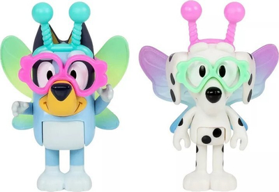 Set figurina Bluey 2-Pack, Baby Bluey dhe Chilli, lodra për kalamaj