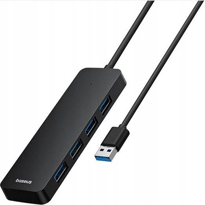 Hub USB Baseus UltraJoy Lite 4n1, USB 3.0, 50cm, i zi