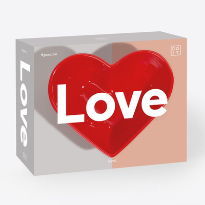 Doiy Bowl Love Red - Doiycustom