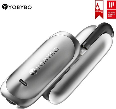 Kufje wireless Yobybo Xboat TWS, ANC, 40 orë, argjendtë