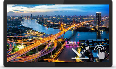 Monitor touchscreen Philips 222B1TFL/00, 21.5", Full HD, 75Hz, i zi