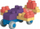 Играчка блокчиња Smily Soft Blocks, 80 парчиња, во повеќе бои