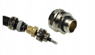 Gland Anaconda për tub fleksibël FCC DN 12, IP65, M20x1.5, metalik