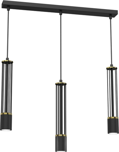Ndriçues varese Eko-Light Estilo, 3 llamba, i zi