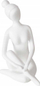 Декоративна фигура Yoga YOGA, 29 cm, полирезин, мат бела