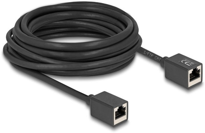 Kabllo zgjatuese rrjeti Delock RJ45 në RJ45, Cat.6A S/FTP, 7.5m, e zezë