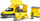 Сет играчки Dickie Toys DHL Delivery, фургон 25 cm, со светла и звуци, жолт