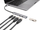 HUB USB Delock 4 Port Type C, 10 Gbps, PD 95 W, gri