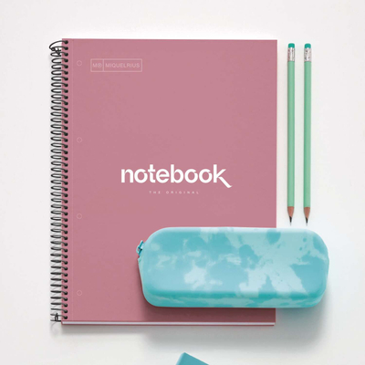 Блок за белешки Miquelrius Notepad DUNEKELPINK, A4, 90 ливчиња, розов