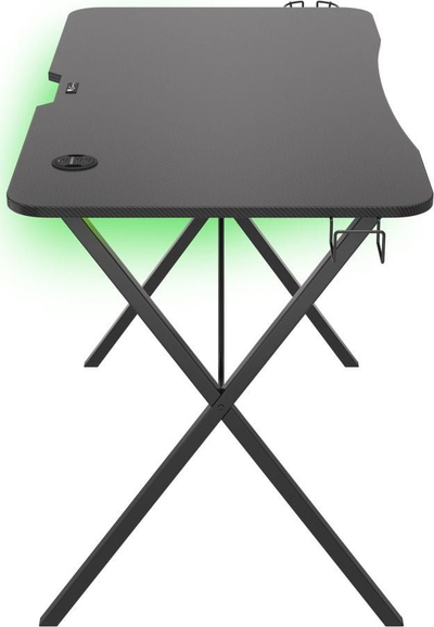 Set gaming Genesis Holm 200 RGB + Nitro 560, tavolinë 113x60 cm, karrige camo, e zezë