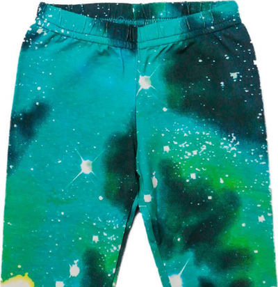 Geta për kalamaj me print kozmos, pambuk, jeshile me shumë ngjyra