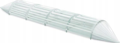 Serë tunel GREENHOUSE, folje PVC, 240x57x30cm, e bardhë
