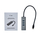 Qendër USB-C I-tec Metal, 3 porta, Gigabit Ethernet, e zezë