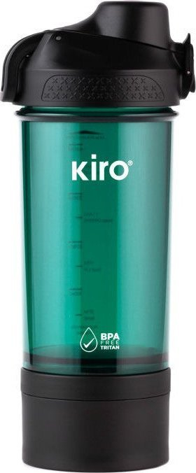 Shishe uji Kiro KI1109GR, 550 ml, Tritan pa BPA, e gjelbër