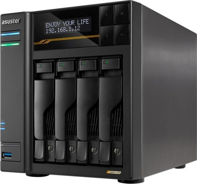 NAS Asustor Lockerstor 4 Gen3 AS6804T, 4 slote, 16GB DDR5, pa HDD