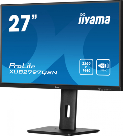 Monitor iiyama ProLite XUB2797QSN B1, 27", WQHD, IPS, i zi