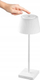 Lampë tavoline Tracer Pluto, IP44, bateri 1800 mAh, e bardhë
